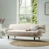 Solna 2-Seater Sofa Bed, Champagne Velvet -Daals Shop GCSF 2277 CHAMP VEL main