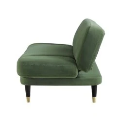 Solna 2-Seater Sofa Bed, Moss Green Velvet -Daals Shop GCSF 2277 MOSS VEL WB5