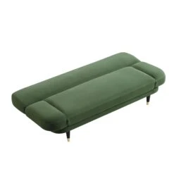 Solna 2-Seater Sofa Bed, Moss Green Velvet -Daals Shop GCSF 2277 MOSS VEL WB7