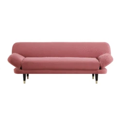 Solna 2-Seater Sofa Bed, Dusty Rose Velvet -Daals Shop GCSF 2277 PINK VEL GIF2