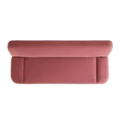 Solna 2-Seater Sofa Bed, Dusty Rose Velvet -Daals Shop GCSF 2277 PINK VEL WB6