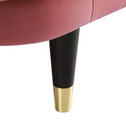 Solna 2-Seater Sofa Bed, Dusty Rose Velvet -Daals Shop GCSF 2277 PINK VEL detail2