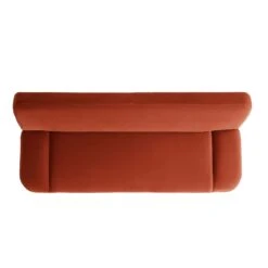 Solna 2-Seater Sofa Bed, Rust Velvet -Daals Shop GCSF 2277 RUST VEL WB6