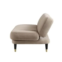 Solna 2-Seater Sofa Bed, Mink Velvet -Daals Shop GCSF 2277 TAUPE VEL WB5
