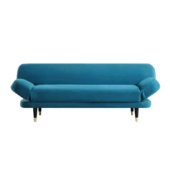 Solna 2-Seater Sofa Bed, Teal Velvet -Daals Shop GCSF 2277 TEAL VEL GIF1
