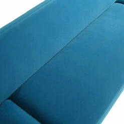 Solna 2-Seater Sofa Bed, Teal Velvet -Daals Shop GCSF 2277 TEAL VEL detail1