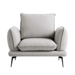 Obriel Grey Marl Fabric Armchair -Daals Shop GCSF 2299 GREY FAB 1ST WB1