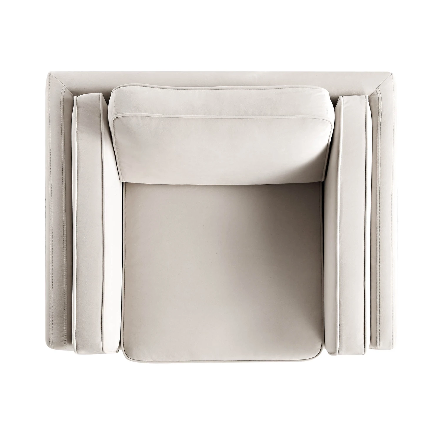 Dipley Champagne Velvet Sofa, 1-Seater 11 Dipley Champagne Velvet Sofa, 1-Seater - Image 9