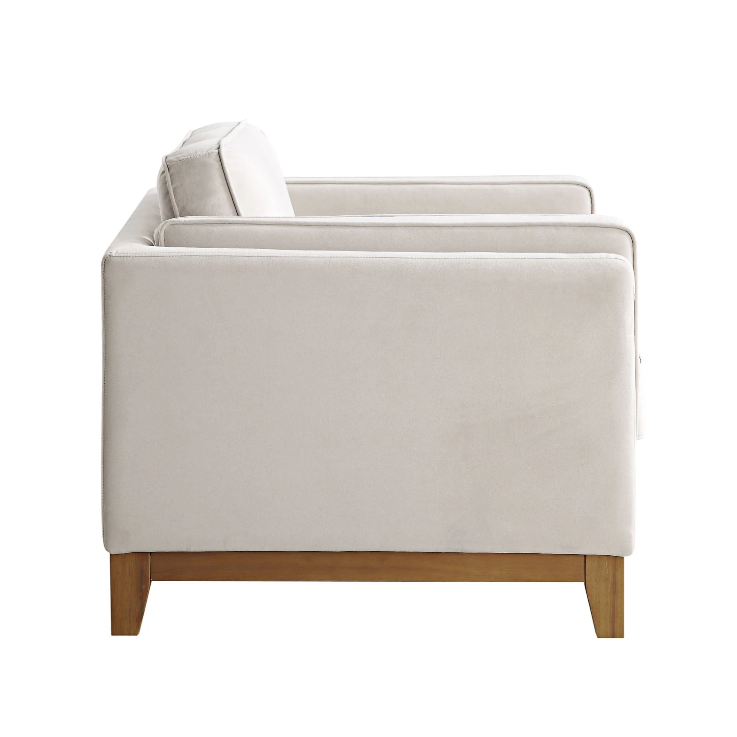 Dipley Champagne Velvet Sofa, 1-Seater 12 Dipley Champagne Velvet Sofa, 1-Seater - Image 10