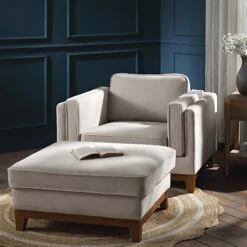 Dipley Champagne Velvet Sofa, 1-Seater 15 Dipley Champagne Velvet Sofa, 1-Seater -Daals Shop GCSF 2339 CHAMP VEL 1ST scene2