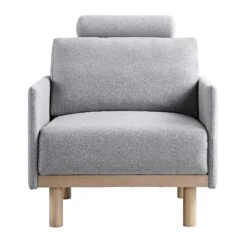 Timber Grey Marl Fabric Armchair 17 Timber Grey Marl Fabric Armchair -Daals Shop GCSF 2348 GREY FAB 1ST WB2