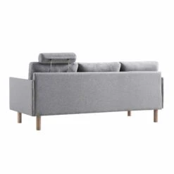 Timber Grey Marl Fabric Sofa, 3-Seater 26 Timber Grey Marl Fabric Sofa, 3-Seater -Daals Shop GCSF 2348 GREY FAB 3ST WB6