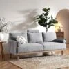 Timber Grey Marl Fabric Sofa, 3-Seater -Daals Shop GCSF 2348 GREY FAB 3ST main