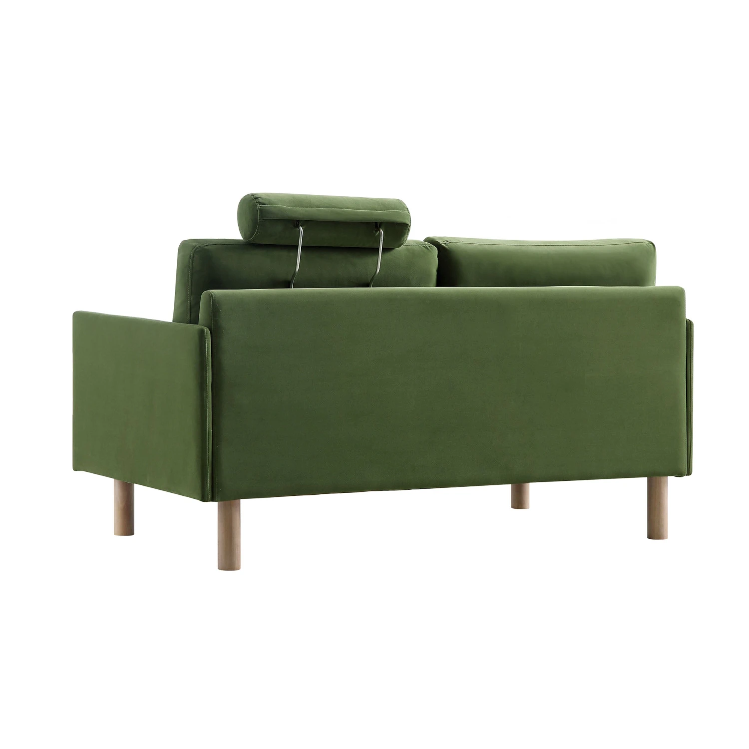 Timber Fern Green Velvet Sofa, 2-Seater 12 Timber Fern Green Velvet Sofa, 2-Seater - Image 10
