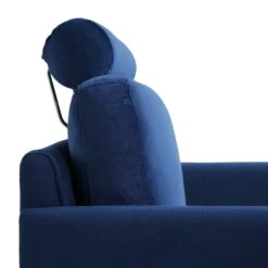 Timber Navy Blue Velvet Armchair 25 Timber Navy Blue Velvet Armchair -Daals Shop GCSF 2348 NAVY VEL 1ST detail2
