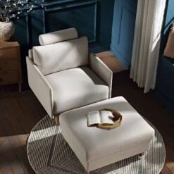 Timber Oatmeal Fabric Armchair -Daals Shop GCSF 2348 OAT FAB 1ST scene3