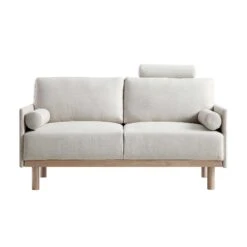 Timber Oatmeal Fabric Sofa, 2-Seater -Daals Shop GCSF 2348 OAT FAB 2ST WB2