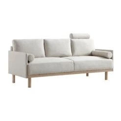 Timber Oatmeal Fabric Sofa, 3-Seater 20 Timber Oatmeal Fabric Sofa, 3-Seater -Daals Shop GCSF 2348 OAT FAB 3ST WB2
