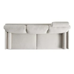 Timber Oatmeal Fabric Sofa, 3-Seater 23 Timber Oatmeal Fabric Sofa, 3-Seater -Daals Shop GCSF 2348 OAT FAB 3ST WB4