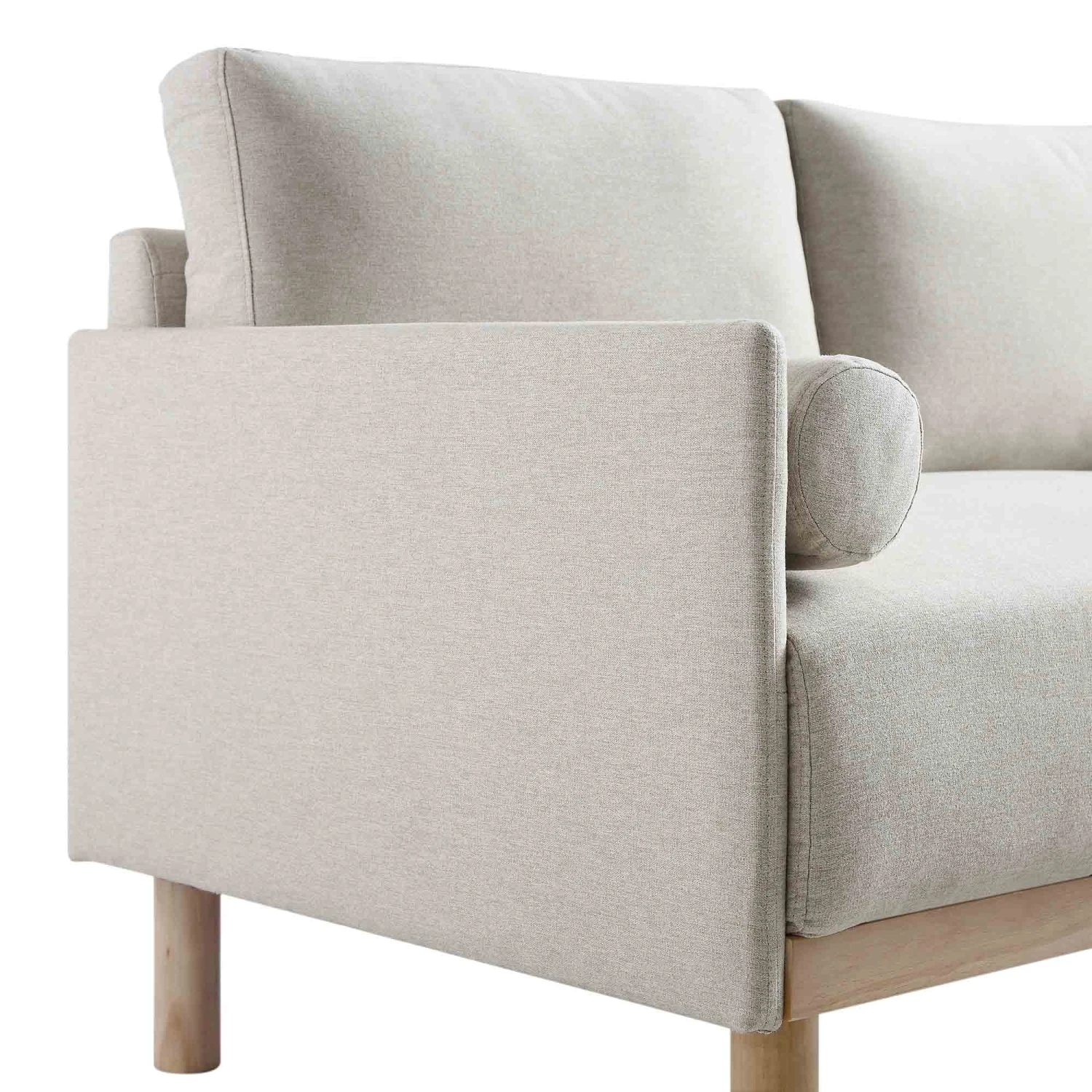 Timber Oatmeal Fabric Sofa, 3-Seater 14 Timber Oatmeal Fabric Sofa, 3-Seater - Image 12