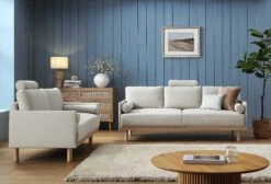 Timber Oatmeal Fabric Sofa, 3-Seater 18 Timber Oatmeal Fabric Sofa, 3-Seater -Daals Shop GCSF 2348 OAT FAB group2