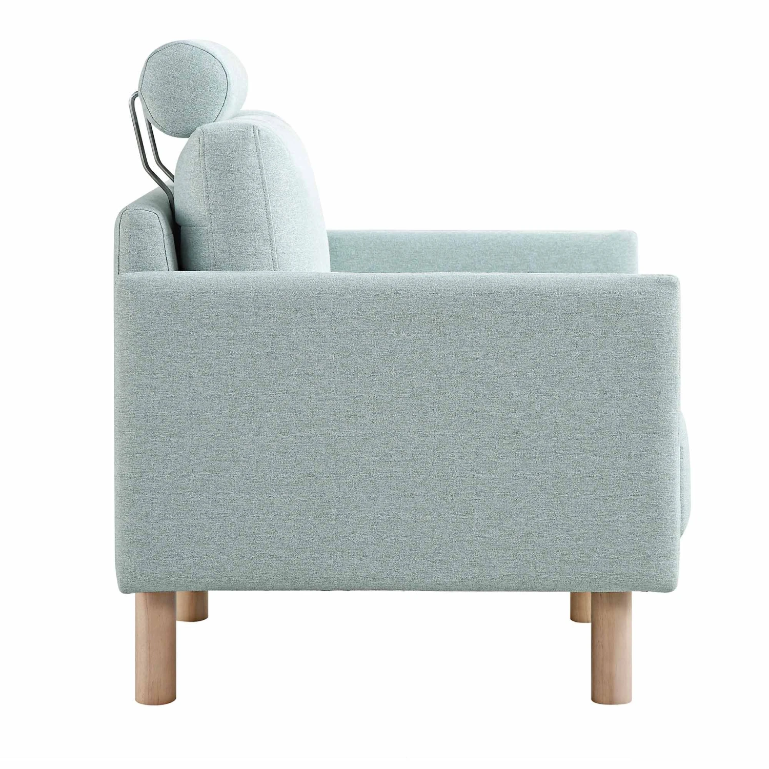 Timber Sage Green Fabric Armchair 11 Timber Sage Green Fabric Armchair - Image 9