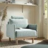 Timber Sage Green Fabric Armchair -Daals Shop GCSF 2348 SAGE FAB 1ST main