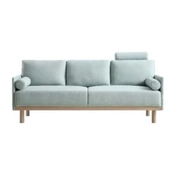 Timber Sage Green Fabric Sofa, 3-Seater 19 Timber Sage Green Fabric Sofa, 3-Seater -Daals Shop GCSF 2348 SAGE FAB 3ST WB1
