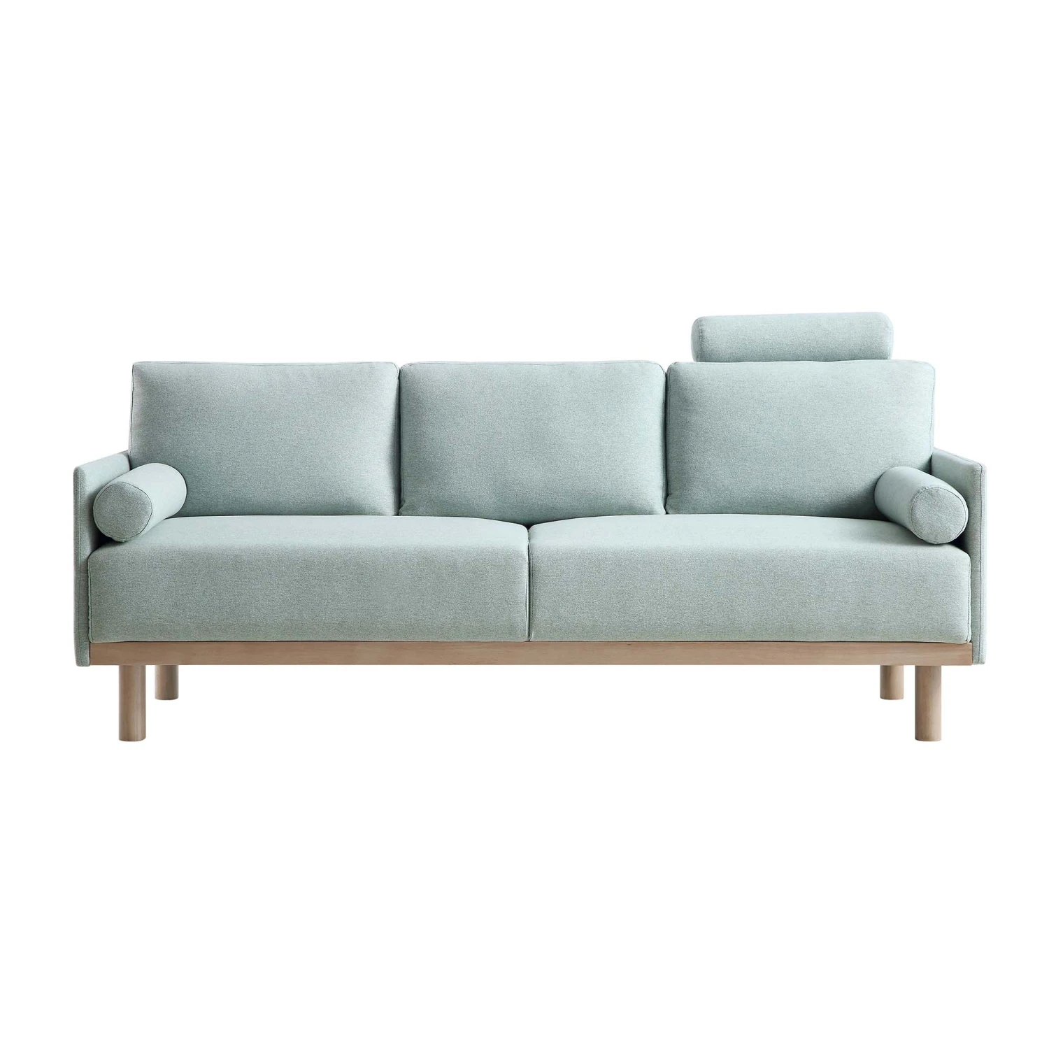 Timber Sage Green Fabric Sofa, 3-Seater 6 Timber Sage Green Fabric Sofa, 3-Seater - Image 4