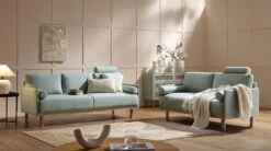 Timber Sage Green Fabric Sofa, 2-Seater -Daals Shop GCSF 2348 SAGE FAB groupscene1