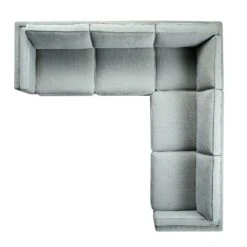 Dipley Sage Woven Fabric Grande Corner Sofa -Daals Shop GCSF 2399 SAGE WOV LARGECORNER WB4