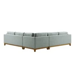 Dipley Sage Woven Fabric Grande Corner Sofa -Daals Shop GCSF 2399 SAGE WOV LARGECORNER WB5
