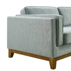 Dipley Sage Woven Fabric Grande Corner Sofa -Daals Shop GCSF 2399 SAGE WOV LARGECORNER detail1