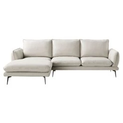 Obriel Oatmeal Fabric Sofa, Grande Chaise Sofa Left Hand -Daals Shop GCSF 2400 OAT FAB LEFT WB2