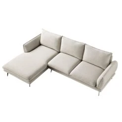 Obriel Oatmeal Fabric Sofa, Grande Chaise Sofa Left Hand -Daals Shop GCSF 2400 OAT FAB LEFT WB3