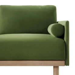 Timber Fern Green Velvet Sofa, Large 3-Seater Chaise Sofa Left Hand 27 Timber Fern Green Velvet Sofa, Large 3-Seater Chaise Sofa Left Hand -Daals Shop GCSF 2402 MOSS VEL LEFT detail1