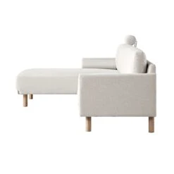 Timber Oatmeal Fabric Sofa, Large 3-Seater Chaise Sofa Left Hand 25 Timber Oatmeal Fabric Sofa, Large 3-Seater Chaise Sofa Left Hand -Daals Shop GCSF 2402 OAT FAB LEFT WB4