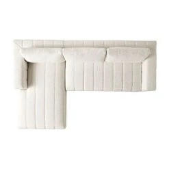 Belsize Beige Boucle Sofa With Wooden Base, Large Chaise Left Hand 21 Belsize Beige Boucle Sofa With Wooden Base, Large Chaise Left Hand -Daals Shop GCSF 2404 BEIGE BOU LEFT WB3