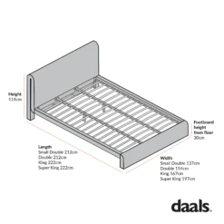 Hampstead Taupe Boucle Curved Bed -Daals Shop Hamsteadbednodrawer min 8a5c0e3e e91d 4fab 975b c6811d2498d9