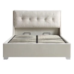 Hadley Champagne Velvet Ottoman Storage Bed -Daals Shop JAH 010 CHAMPVEL WB1