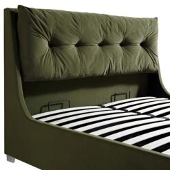 Hadley Moss Green Velvet Ottoman Storage Bed -Daals Shop JAH 010 MOSS VEL detail1