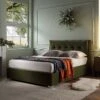 Hadley Moss Green Velvet Ottoman Storage Bed -Daals Shop JAH 010 MOSS VEL main