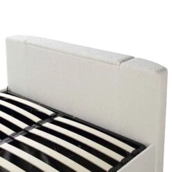 Wilton White Boucle Ottoman TV Bed -Daals Shop JAH 015 ECRU BOU detail4