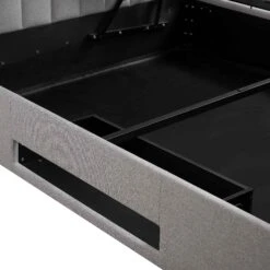 Wilton Grey Fabric Ottoman TV Bed -Daals Shop JAH 015 GREY FAB detail4