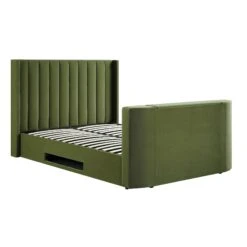 Wilton Moss Green Velvet Ottoman TV Bed 28 Wilton Moss Green Velvet Ottoman TV Bed -Daals Shop JAH 015 MOSS VEL WB2