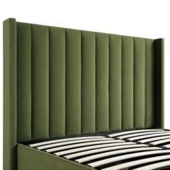 Wilton Moss Green Velvet Ottoman TV Bed 32 Wilton Moss Green Velvet Ottoman TV Bed -Daals Shop JAH 015 MOSS VEL detail1