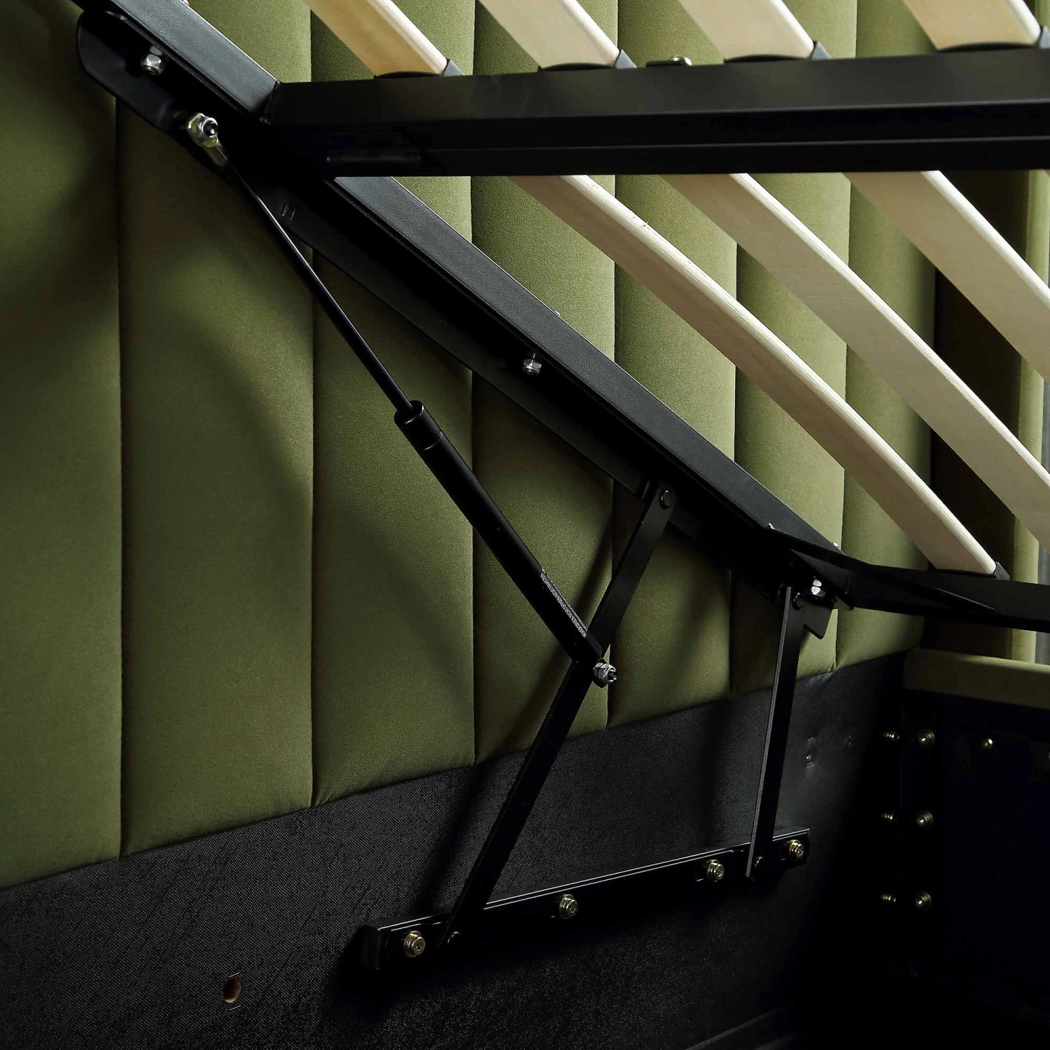 Wilton Moss Green Velvet Ottoman TV Bed 20 Wilton Moss Green Velvet Ottoman TV Bed - Image 18