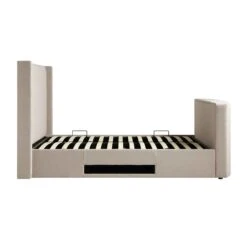 Wilton Warm Stone Fabric Ottoman TV Bed -Daals Shop JAH 015 SAND FAB WB6