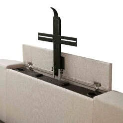 Wilton Warm Stone Fabric Ottoman TV Bed -Daals Shop JAH 015 SAND FAB detail4