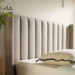 Wilton Warm Stone Fabric Ottoman TV Bed -Daals Shop JAH 015 SAND FAB scene4